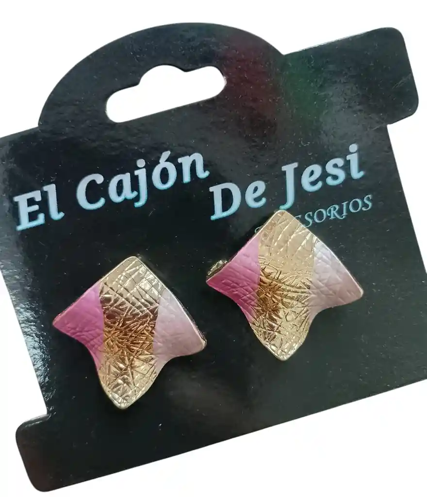 Aretes Texturizados Dorados Aretes Para Mujer De Moda