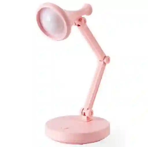 Lampara Pequeña De Escritorio Portátil Rosado