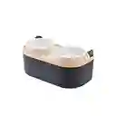 Plato Elevado Doble Para Perros Gatos Porta Comida