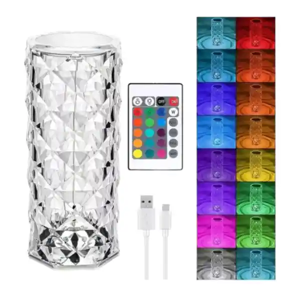 Lámpara Vaso Portátil Y Decorativa