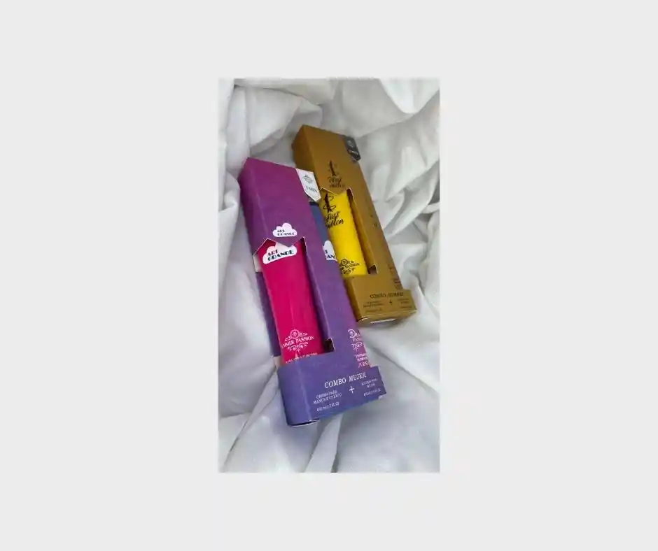 Combo Perfume Y Crema De Bolsillo Para Dama Y Hombre.
