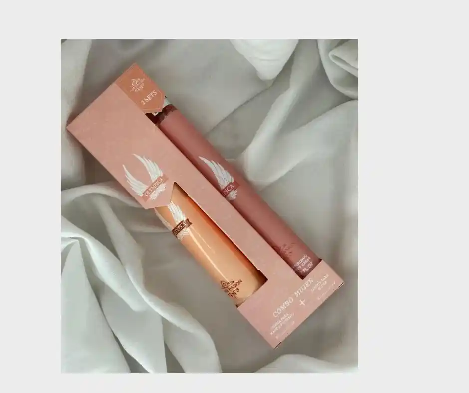 Combo Perfume Y Crema De Bolsillo Para Dama Y Hombre.