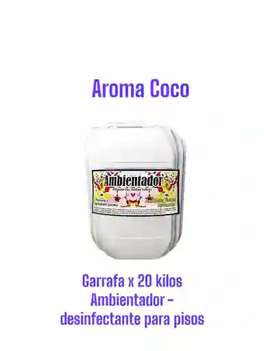 Ambientador Limpia Pisos Antibacterial Coco X 20 Litros