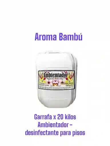 Ambientador Limpia Pisos Antibacterial Bambú X 20 Litros