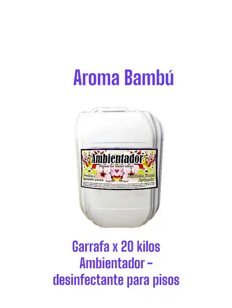 Ambientador Limpia Pisos Antibacterial Bambú X 20 Litros
