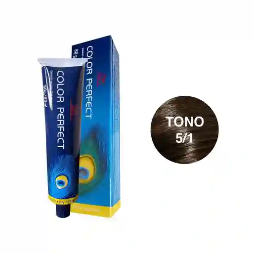 Wella Color Perfect Tinte Castano Claro Cenizo #5.1 60ml