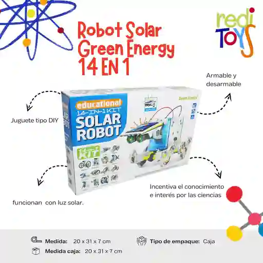 Robot Solar 14 En 1 Space Mision
