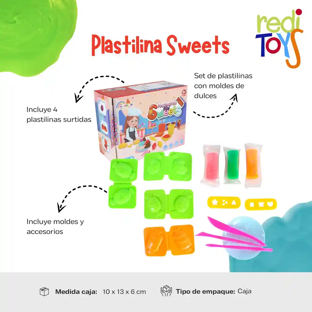 Set De Plastilina Sweets