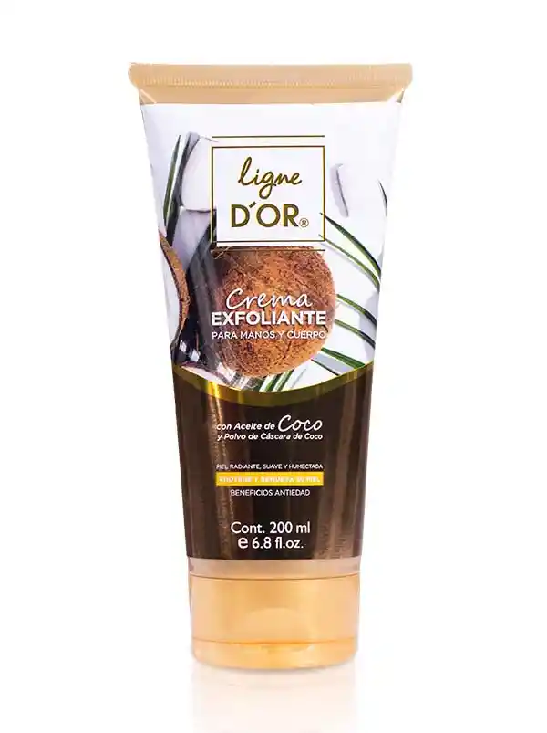 Crema Exfoliante Coco Ligne D'or 200ml