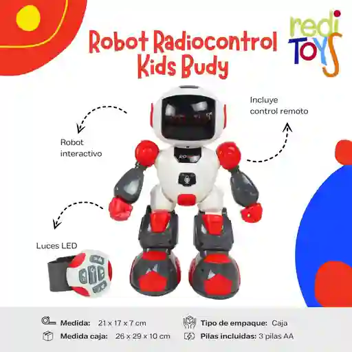 Robot Radiocontrol Kids Budy