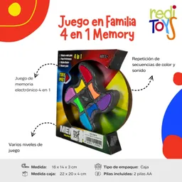Juego En Familia 4 En 1 Memory