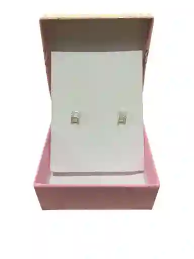 Par Aretes En Plata Tipo Media Luna