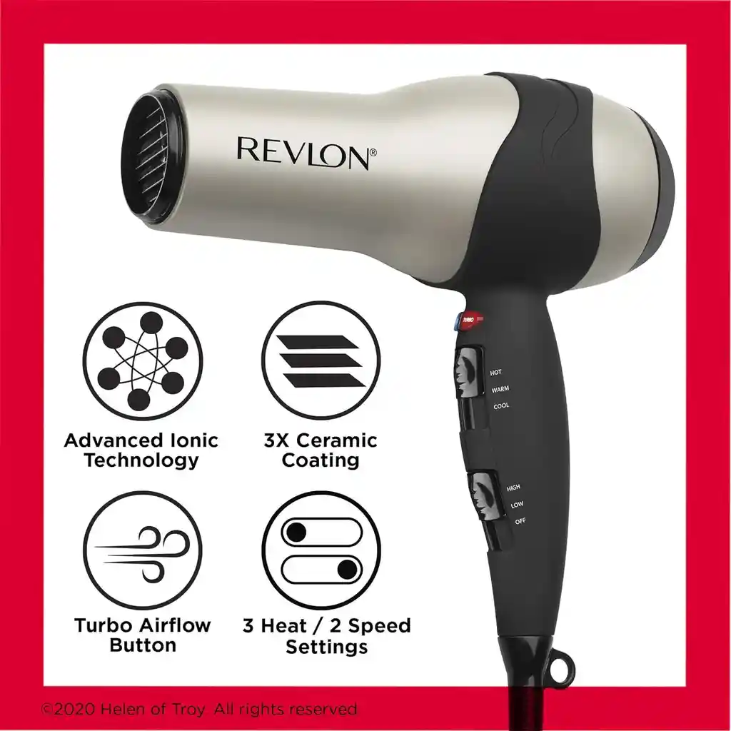 Secador Con Difusor Turbo Revlon 1875w Blower Cabello