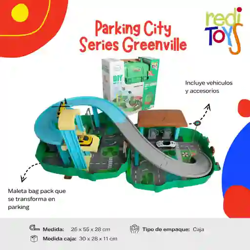 Set De Parking City Series Greenville