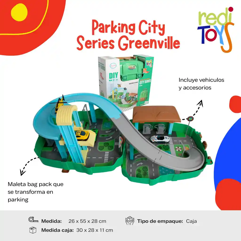 Set De Parking City Series Greenville