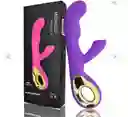 Vibrador Del Clítoris Usb Fuerte Doble Motor Silicona Abs