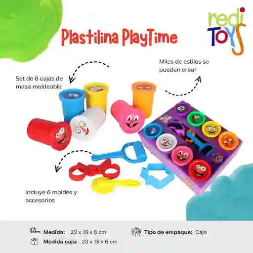 Set De Plastilinas Playtime
