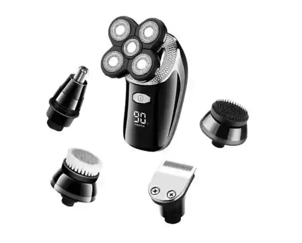 Maquina Afeitadora Kemei Recargable Rasurado Completo Cabeza Barba