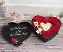 Caja Corazón De Lujo, Corazón 3d Chocolate Y Rosas (programar)