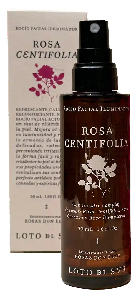 Caja Rosada 8 Rosas Y Rocío Facial Iluminador