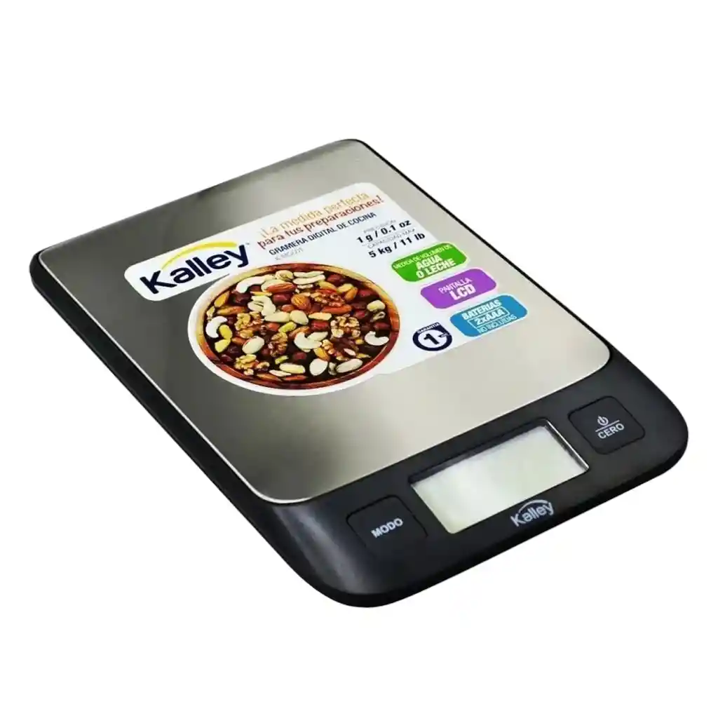 Gramera Digital Cocina Precisa Con Pantalla Lcd