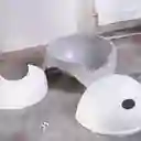 Caja De Arena Para Gatos Con Bandeja De Plástico Semicerrada