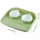 Plato Para Mascotas Doble Antireguero