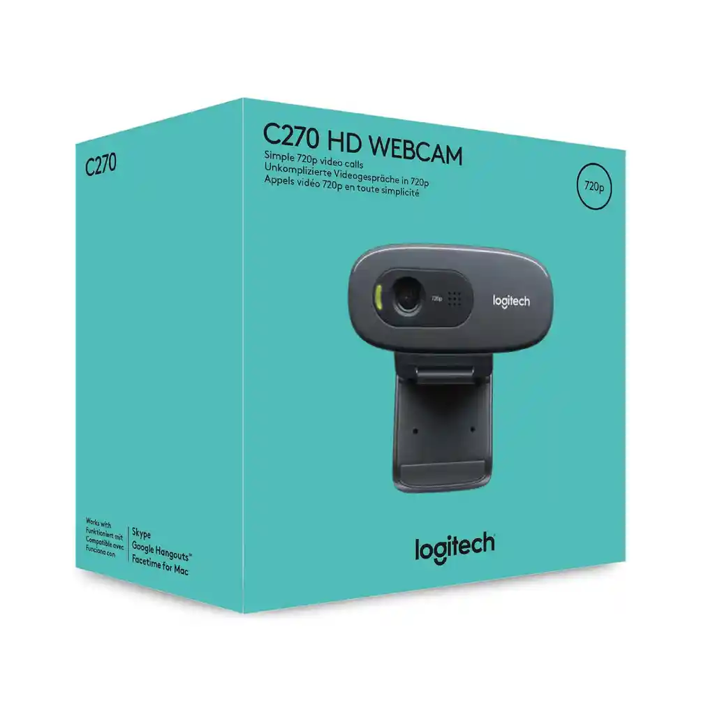 Camara Web Logitech C270 Webcam