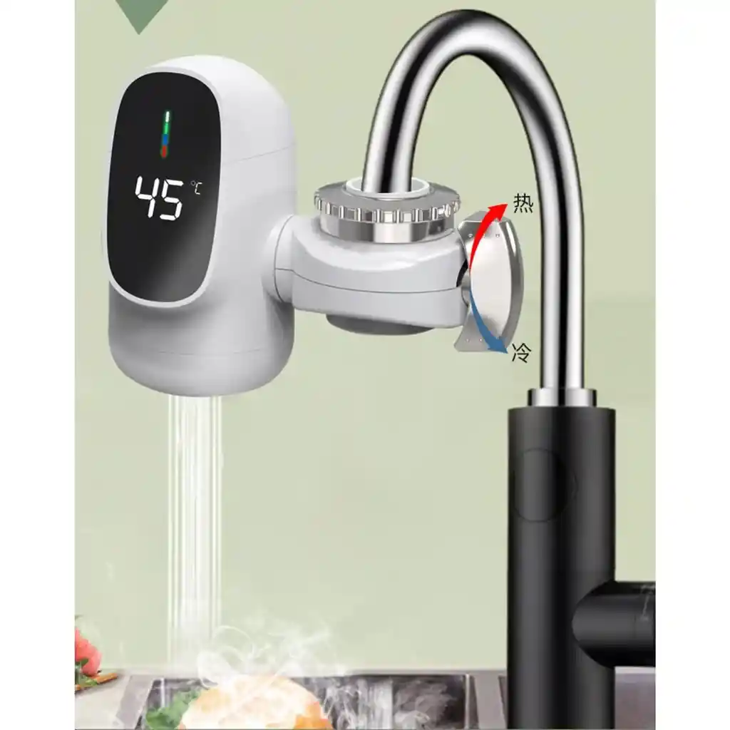 Filtro Calentador De Agua Eléctrico Con Pantalla Digital