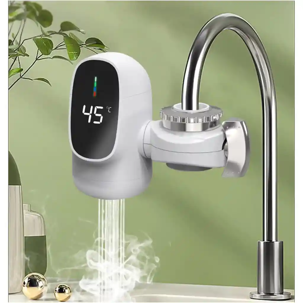 Filtro Calentador De Agua Eléctrico Con Pantalla Digital