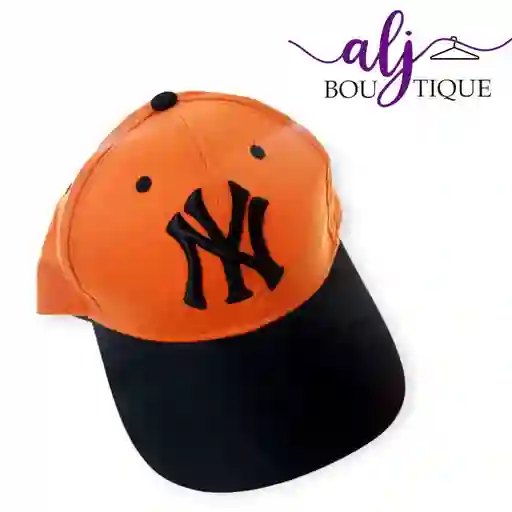 Gorra Naranja/negra Bordado Daddy Yankee