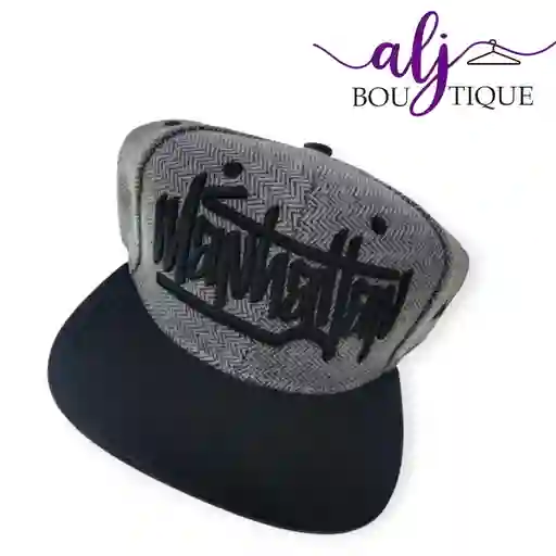 Gorra Cachucha Gris/negra Replica Triple A