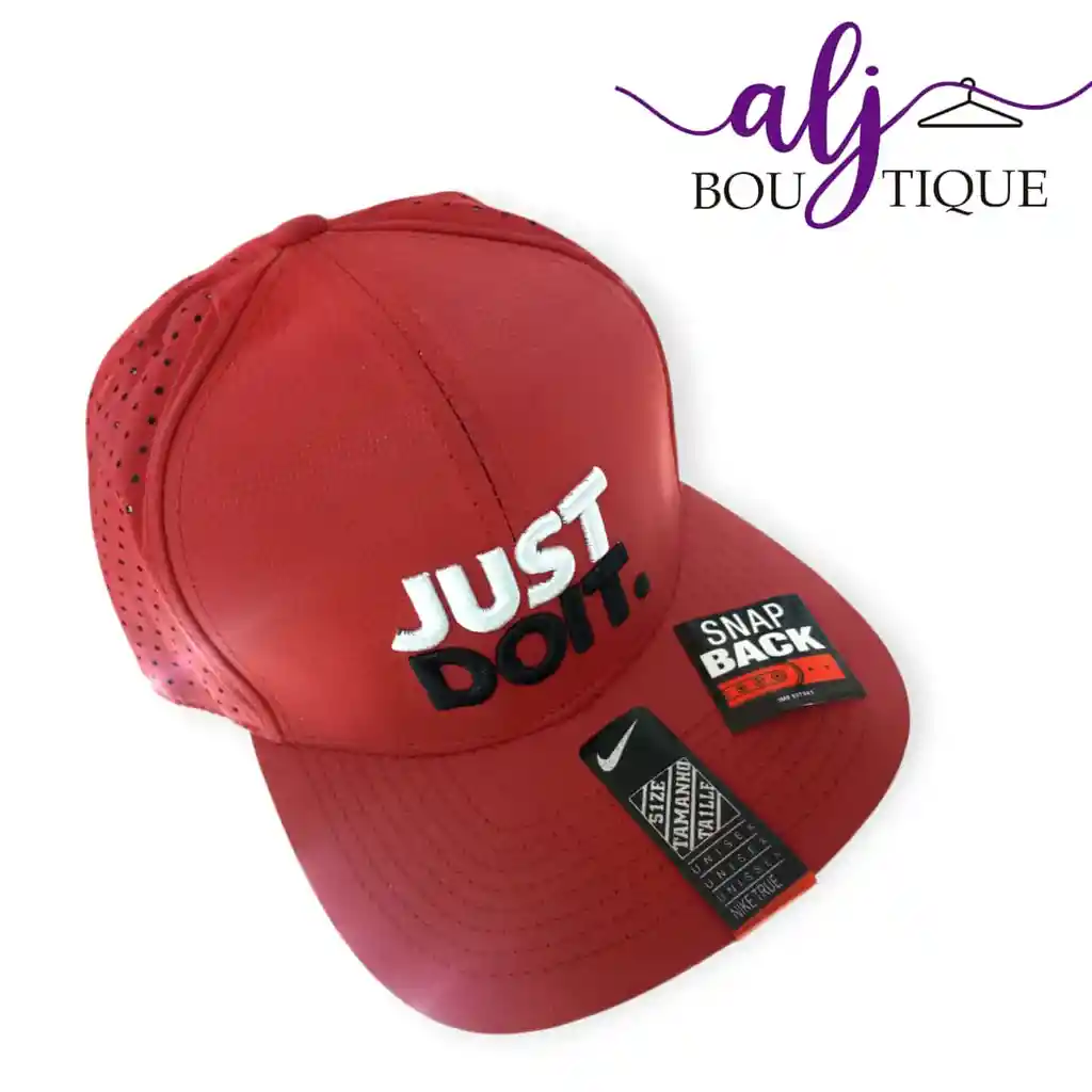 Gorra Just Doit, Roja Replica Triple A