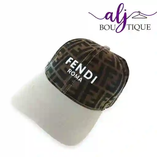 Gorra Bintage Fendi Roma Marron Replica Triple A