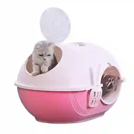 Caja De Arena Para Gatos De 2 Entradas + Pala