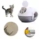 Caja De Arena Para Gatos De 2 Entradas + Pala