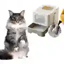 Caja De Arena Cuadrada Para Gatos Plegable + Pala