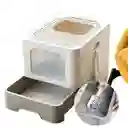 Caja De Arena Cuadrada Para Gatos Plegable + Pala