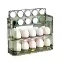 Organizador De Huevos 2 Niveles: Orden Y Seguridad Para Tus Huevos