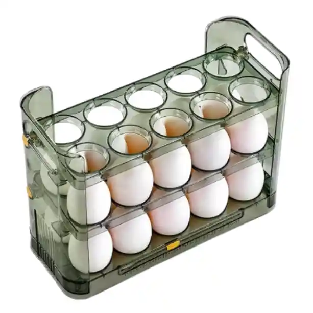 Organizador De Huevos 2 Niveles: Orden Y Seguridad Para Tus Huevos