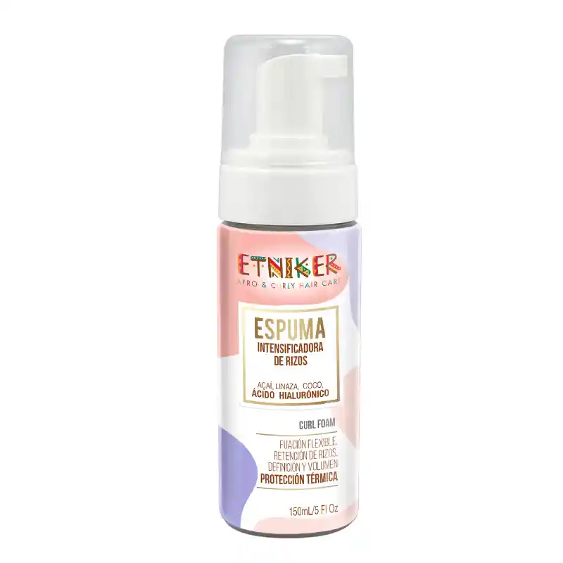 Espuma Intensificadora Rizos Etniker 150ml