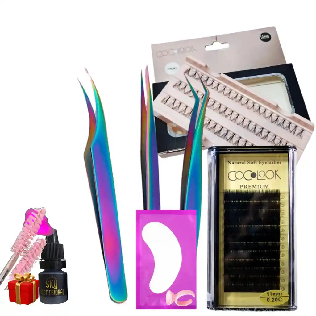 Kit Profesional De Pestañas Coco Look