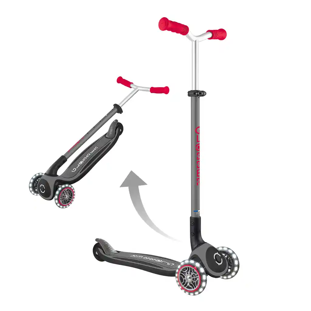 Patineta Master Lights Plegable Ajustable Globber Para Niños