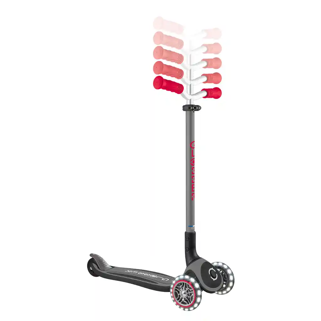 Patineta Master Lights Plegable Ajustable Globber Para Niños