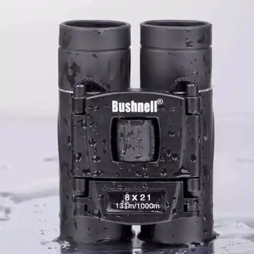 Binocular Bushnell 8 X 21 Largo Alcance 8x Negro 131m-1000m