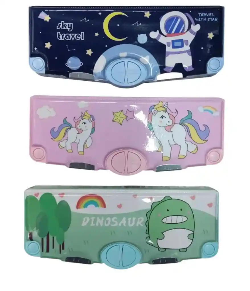 Cartuchera Estuche Multifunción Caja De Lápices