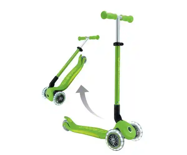 Patineta Primo Plus Lights Plegable Ajustable Para Niños