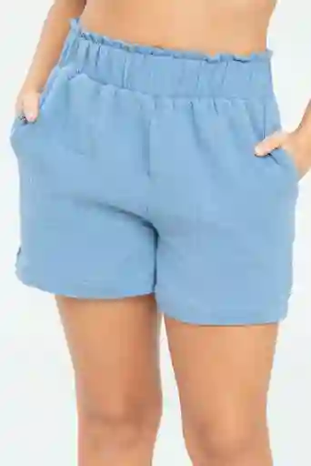 Short Destenhe Color Azul Medio Talla 8