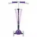 Patineta Primo Plus Lights Plegable Morado Para Niños
