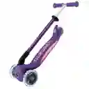 Patineta Primo Plus Lights Plegable Morado Para Niños